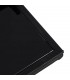 MESA CONSOLA 45 X 35 GAULIA METAL NEGRO CRISTAL NEGRO