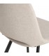 SILLA 57 X 47 BRIANA METAL NEGRO TELA BEIGE