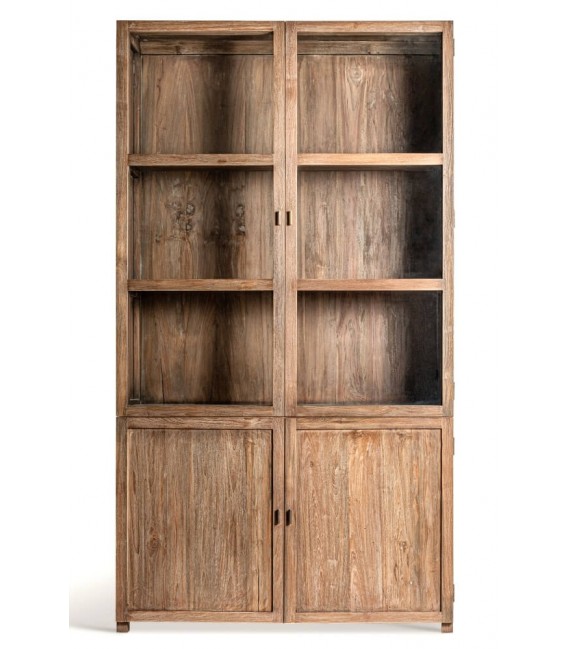 VITRINA 110 X 50 NYSTED TECA RECICLADA NATURAL