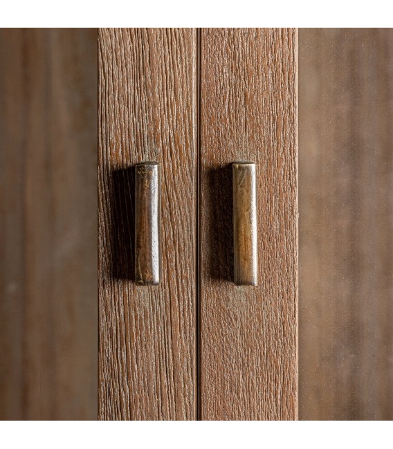 VITRINA 110 X 50 NYSTED TECA RECICLADA NATURAL