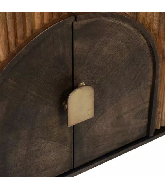 APARADOR 153 X 41 PERLONE MADERA DE MANGO METAL HIERRO