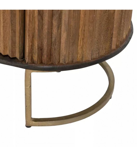 APARADOR 153 X 41 PERLONE MADERA DE MANGO METAL HIERRO