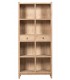 LIBRERIA 100 X 41 SULAI MADERA DE PINO NATURAL RECICLADA