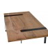 MESA DE CENTRO 115 X 60 TAURA MADERA NATURAL METAL NEGRO