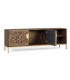 MUEBLE DE TV 145 X 40 ZENDA MADERA MANGO METAL DORADO