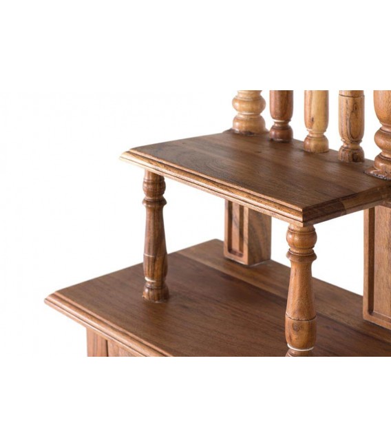 TOCADOR 120 X 60 SEÑORIAL MADERA ACACIA NATURAL