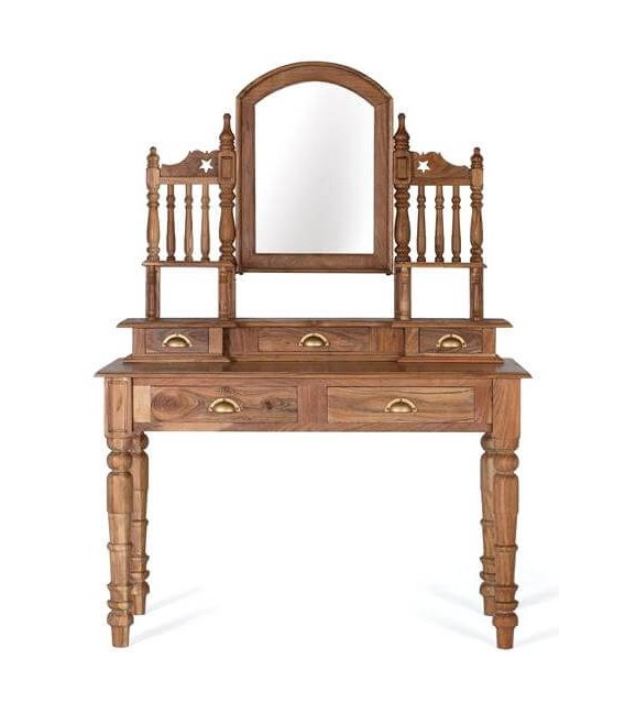 TOCADOR 120 X 60 SEÑORIAL MADERA ACACIA NATURAL