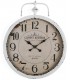 RELOJ DE PARED 48 X 60 CLEMEN METAL BLANCO VINTAGE