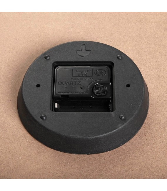 RELOJ DE PARED 48 X 60 CLEMEN METAL BLANCO VINTAGE