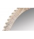 ESPEJO DE PARED 71 Ø ROLOR MADERA MANGO PINTADO A MANO