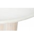 MESA DE COMEDOR 200 X 100 MADERA MANGO BLANCA