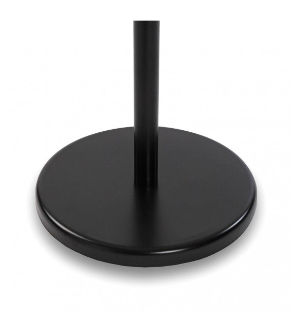 PERCHERO 28 Ø ULISES MADERA NATURAL METAL NEGRO