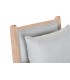 SILLON BAJO 57 X 83 PREFE MADERA NATURAL TELA GRIS CLARO