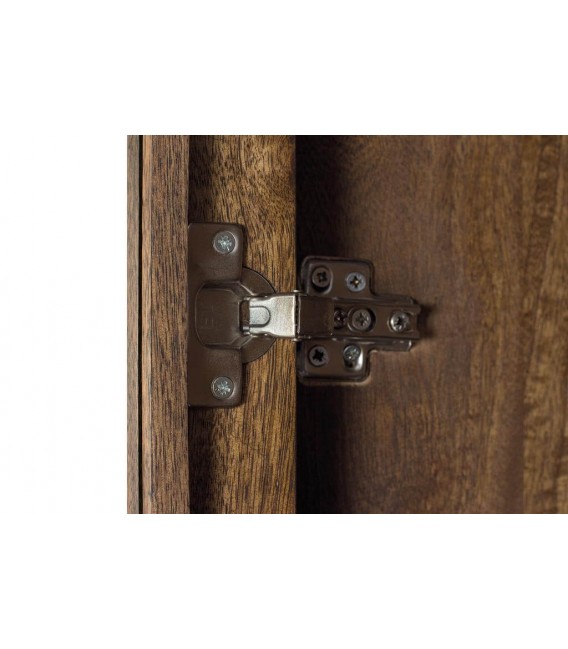 VITRINA 98 X 40 ZENDA MADERA MANGO METAL DORADO