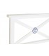 CABECERO 180 X 120 MARINE MADERA LACADA EN  BLANCO