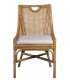 SILLA 56 X 62 BRASTO RATAN NATURAL TELA CRUDO