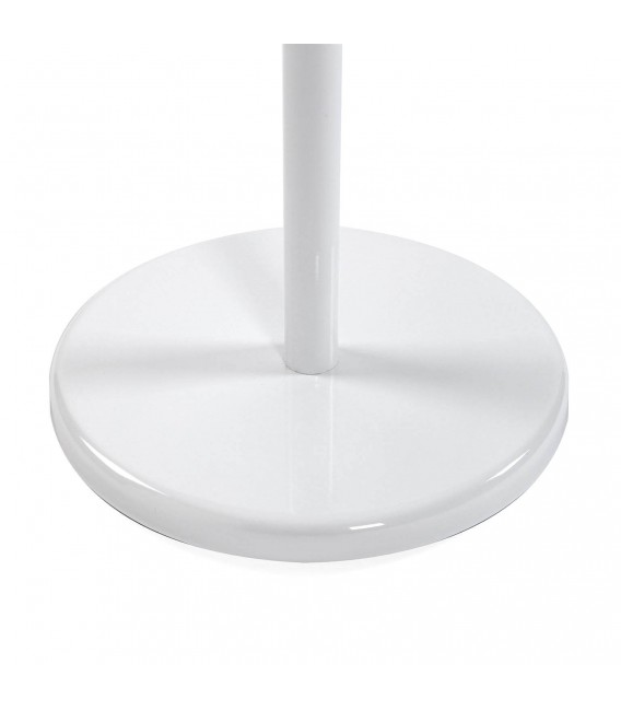 PERCHERO 28 Ø ULISES MADERA NATURAL METAL BLANCO