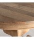 MESA DE COMEDOR 130 Ø KEHRIG MADERA DE MANGO NATURAL