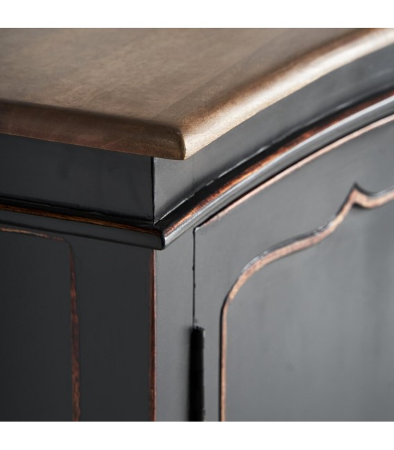 APARADOR 220 X 50 JUSSAC MADERA DE MANGO COLOR NEGRO