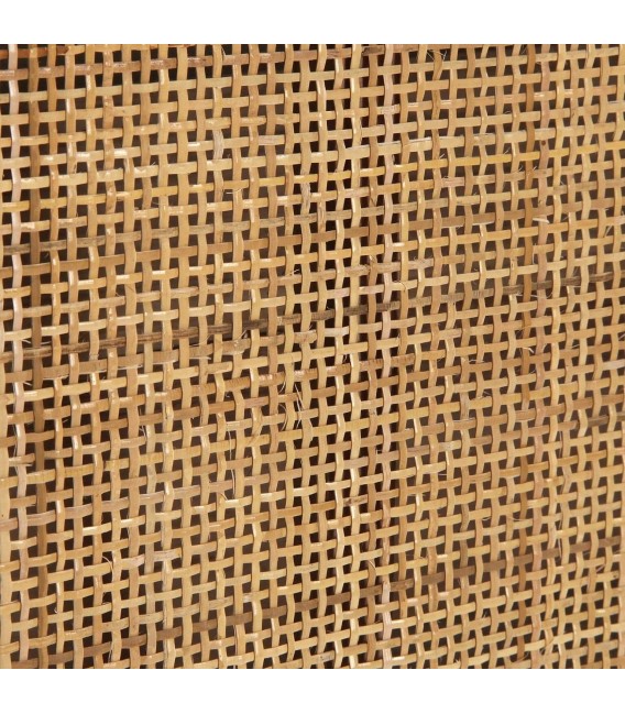 CONSOLA 81 X 30 MANZOR MADERA Y RATAN NATURAL Y BLANCO