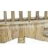 CABECERO 180 X 128 PARANA RATAN NATURAL Y TELA DE SACO
