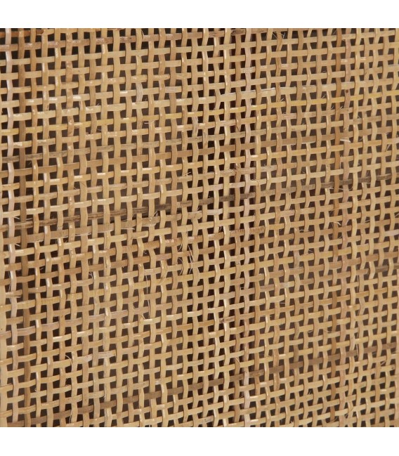 MESITA DE NOCHE 40 X 30 MANZOR 3C MADERA Y RATAN NATURAL Y BLANCO