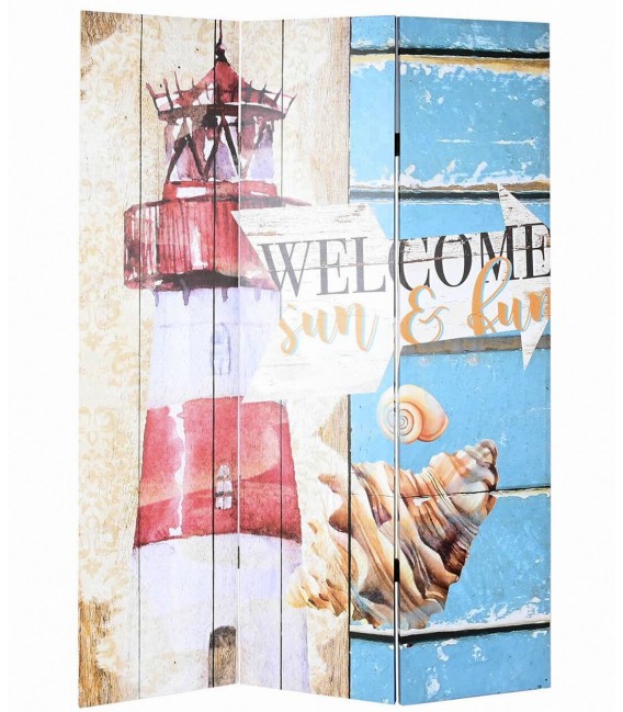 BIOMBO 121 X 180 CANVAS MULTICOLOR