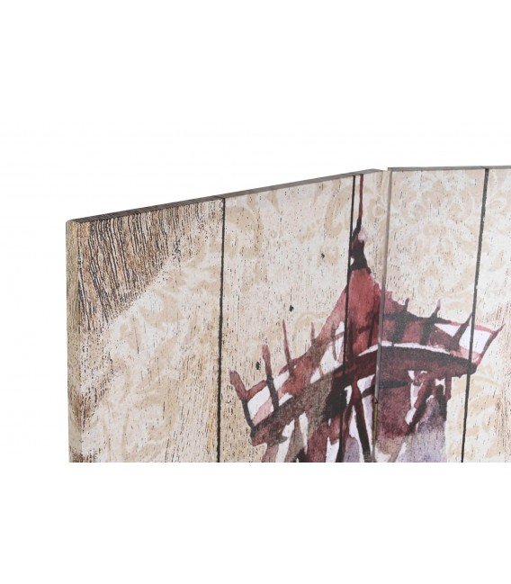 BIOMBO 121 X 180 CANVAS MULTICOLOR