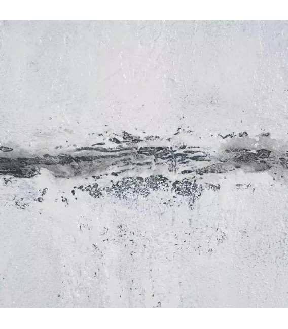 CUADRO 150 X 90 VERTAR ARCILICO PINTADO A MANO TONOS GRISES