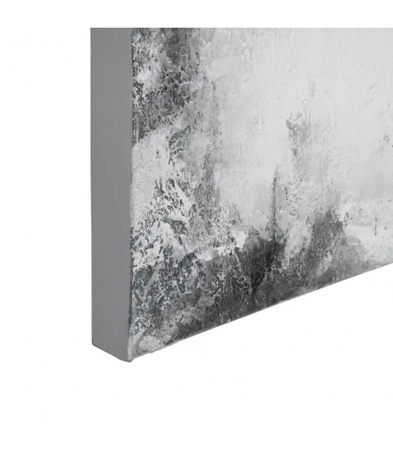 CUADRO 150 X 90 VERTAR ARCILICO PINTADO A MANO TONOS GRISES