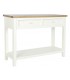 CONSOLA 105 X 38 RUFET MADERA PAULONIA NATURAL Y BLANCO