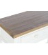 CONSOLA 105 X 38 RUFET MADERA PAULONIA NATURAL Y BLANCO
