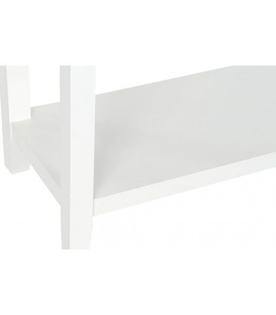 CONSOLA 105 X 38 RUFET MADERA PAULONIA NATURAL Y BLANCO
