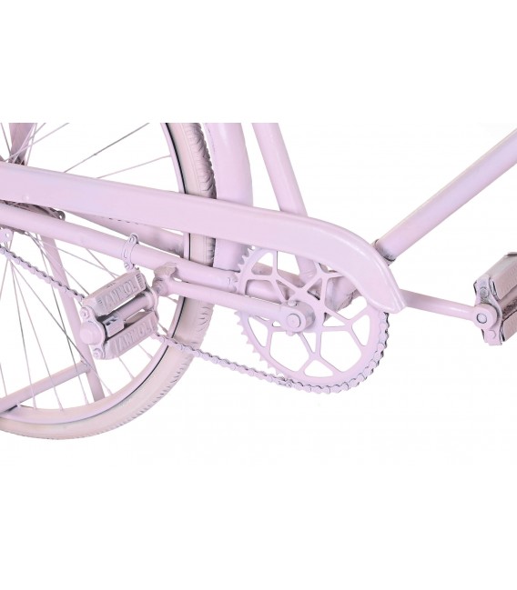 CONSOLA 180 X 41 BICI MADERA MANGO METAL ROSA