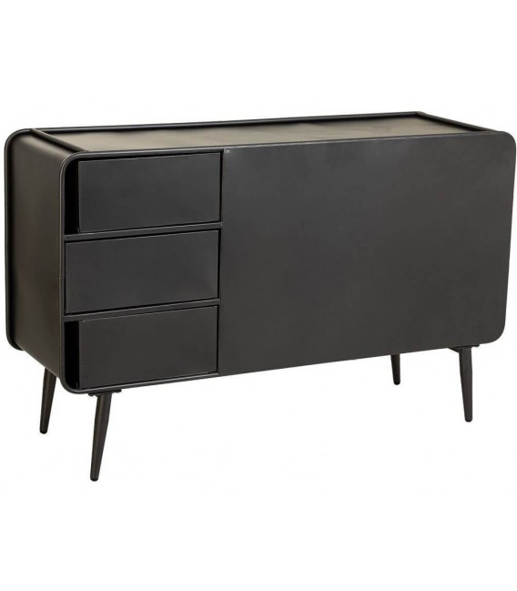 APARADOR 120 X 40 PRETRA MADERA ABETO METAL HIERRO