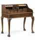 ESCRITORIO 105 X 65 CHIPPENDALE CAOBA TALLADA ARTESANAL