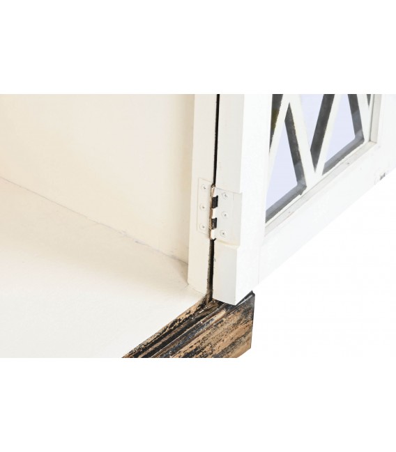 VITRINA 90 X 40 VILIAGE MADERA DECAPADA EN NEGRO