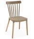 SILLA TOTEM 43 X 53 MADERA Y PP BEIGE