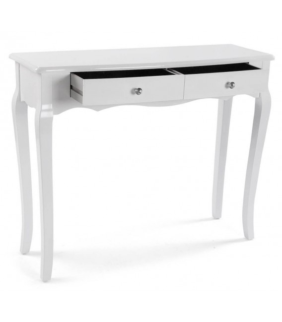 CONSOLA 100 X 35 CAGLIARI LACADA EN BLANCO