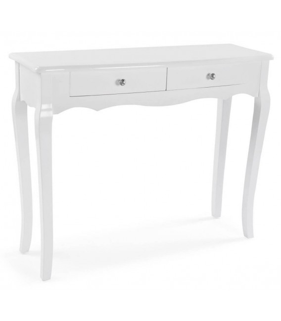 CONSOLA 100 X 35 CAGLIARI LACADA EN BLANCO