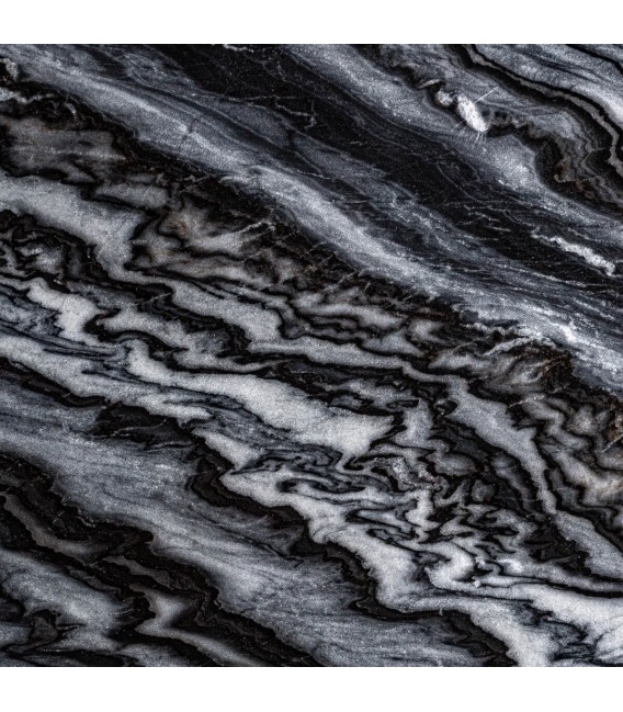 CONSOLA 130 X 38 VALBRUNA METAL ORO PATINADO NEGRO Y MARMOL