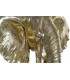FIGURA 60 X 36 ELEFANTE RESINA ORO Y NEGRO