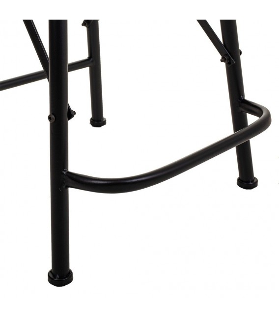 TABURETE 46 X 40  X 100 CRUTER METAL AMARILLO