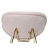 SILLA 63 X 57 BEST METAL ORO TERCIOPELO ROSA