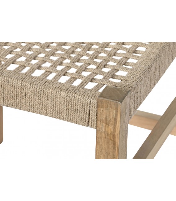 SILLA 46 X 45 PRADERA MADERA PINO NATURAL YUTE NATURAL