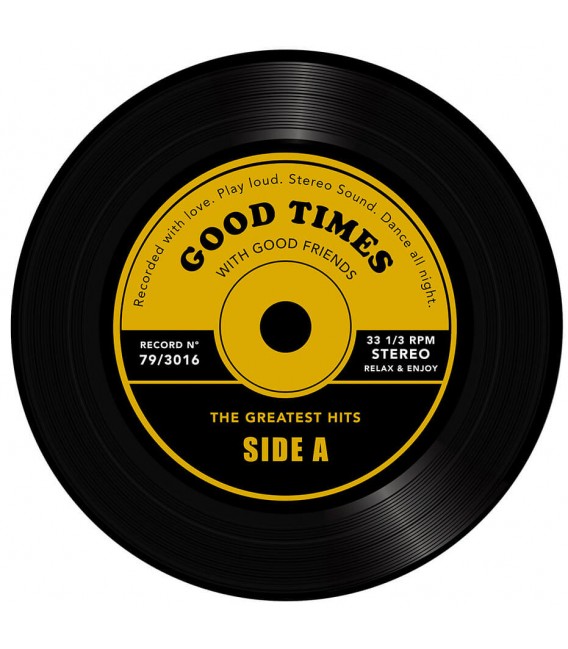 MESITA AUXILLIAR 40 Ø SINGLE CRISTAL AMARILLO