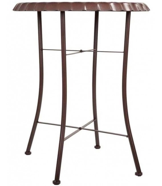 MESA DE COMEDOR VELADOR 60 Ø CHAPA METAL MULTICOLOR