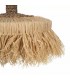 LAMPARA DE TECHO 50 Ø FLUTUA ARTESANAL FIBRA NATURAL