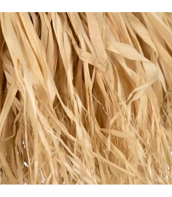 LAMPARA DE TECHO 50 Ø FLUTUA ARTESANAL FIBRA NATURAL