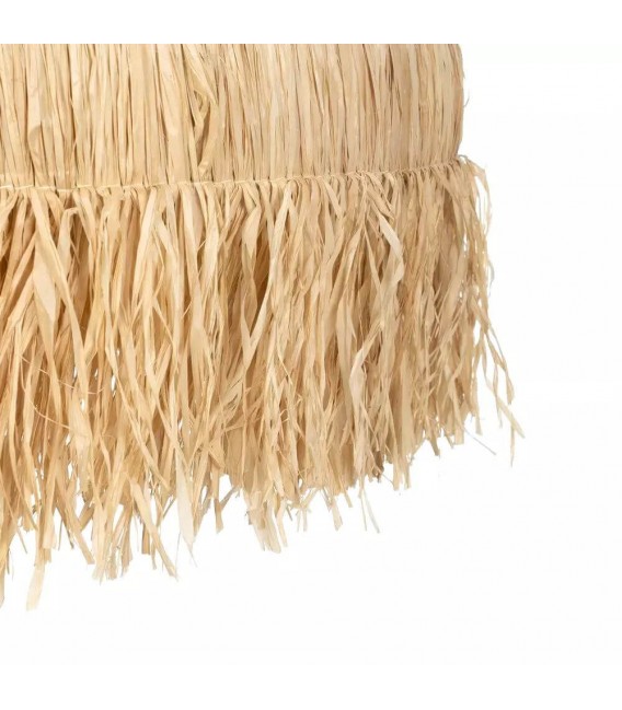 LAMPARA DE TECHO 80 Ø FLUTUA ARTESANAL FIBRA NATURAL